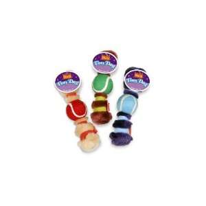  Hartz Tiny Dog Plush Ball (Colors Vary) (3 pack) Kitchen 