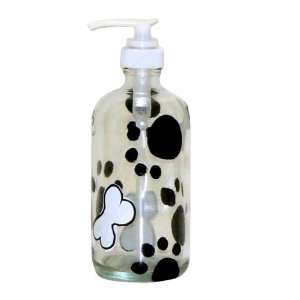   Soap or Lotion Pump Dispenser. Hand Painted, Signed By Artisan.: Home