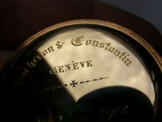 Antique Vacheron&Constantin chronometer pocket watch.14k Gold,82g.Rare 