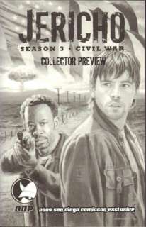 JERICHO SEASON 3 COLLECTOR PREVIEW LIMITED TO 500 RARE!  