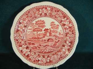 Copeland Spode Pink Tower Old Mark Luncheon Plate(s)  