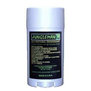  Jungleman All Natural Deodorant 2.5 Ounce Stick: Health 