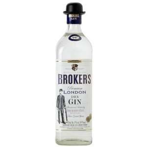  Brokers Gin London Dry 1L Grocery & Gourmet Food