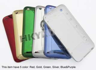 Lot 5 Plating back Housing cover case for iphone 3G 3GS  
