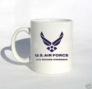 US Air Force personalized Coffee Mug 11oz.  
