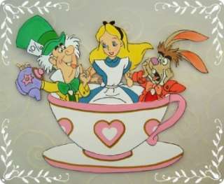 Disneyworld Alice/Mad Hatter Tea Cup Ride Paper Piecing  
