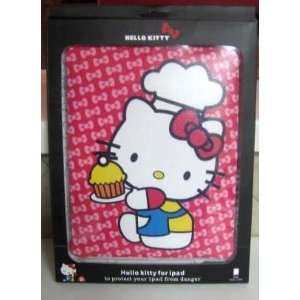   HELLO KITTY IPAD CASE COVER CUPCAKE PINK BOW DESIGN 