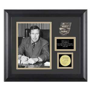  Bill France NASCAR Hall of Fame Inaugural Inductee Framed 