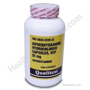  Generic Benadryl Allergy   Diphenhydramine Hydrochloride 