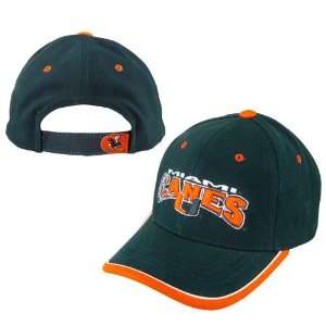   the World Miami Hurricanes Green Youth Huddle Hat