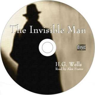 THE INVISIBLE MAN, H.G. Wells 5 audio CDs SCI FI  