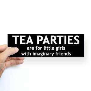  Tea Parties Sticker Bumper Funny Bumper Sticker by 
