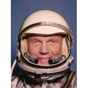  Space Suit Clad Project Mercury Astronaut John Glenn 