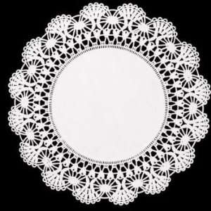  Paper Lace 12 inch Doilies, White