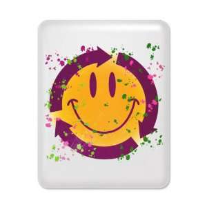  iPad Case White Recycle Symbol Smiley Face: Everything 
