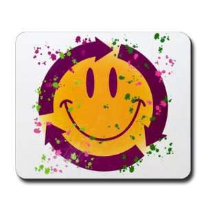  Mousepad (Mouse Pad) Recycle Symbol Smiley Face 