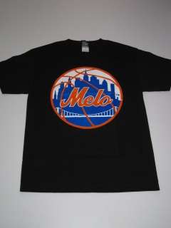 MELO BLACK The Freshnes Shirt TEE CARMELO ANTHONY NEW YORK KNICKS METS 