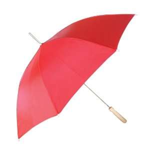 48 Auto Open Solid Red Umbrella