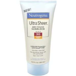  Neutrogena Ultra Sheer Dry Touch Sunblock Spf 30 3oz 