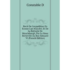   Berteville Au Roy Edouard Vi (French Edition) Constable D Books