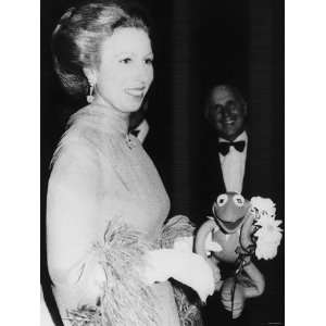  Princess Anne Meets Kermit the Frog at the Muppets Movie 