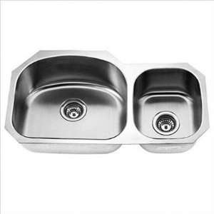  Bundle 46 Stainless Steal Double Undermount Sink: Home 