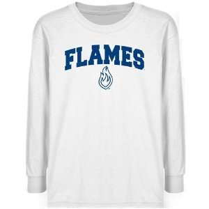 UIC Flames Youth White Logo Arch T shirt      Sports 