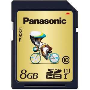  Panasonic RPSDU08D1K 8GB UHS 1 SDHC Card
