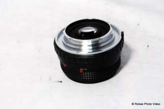 Minolta Underground 28mm f2.8 MD lens X SRT wide angle  