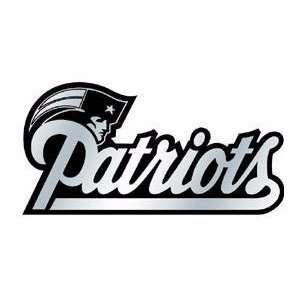  New England Patriots Silver Car Emblem: Sports & Outdoors