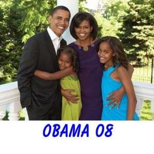   essence magazine the obama family 2, OBAMA 08 Buttons 