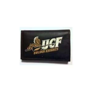  UCF Golden Knights Black Embroidered Trifold Wallet 