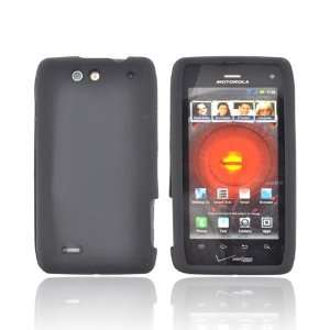  For Motorola Droid 4 Black OEM PureGear Soft Shell Rubbery 