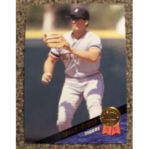  1993 Leaf Travis Fryman # 16 MLB Baseball Sports 