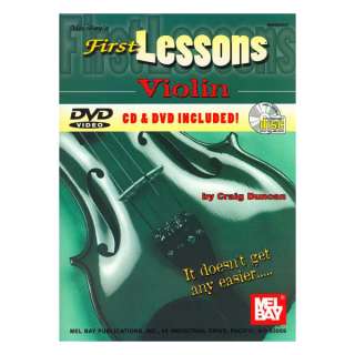 First Lessons Violin Book/CD/DVD Set by Craig Duncan  