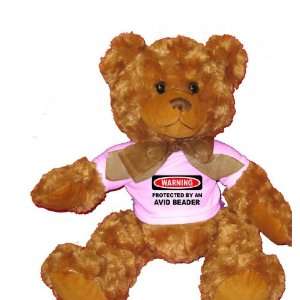   BY AN AVID BEADER Plush Teddy Bear with WHITE T Shirt: Toys & Games
