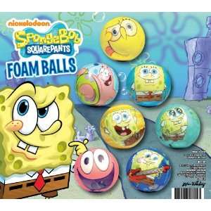    Spongebob Foam Balls   Set of 12 Squishy Balls 