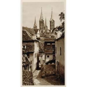  1925 Devils Ditch Teufelsgraben Dom Bamberg Bavaria 
