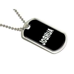  Joshua   Name Military Dog Tag Luggage Keychain 