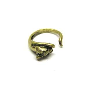 Mouse Ring Adjustable Tiny Retro Rat Statement Mice Vintage Rodent 