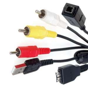   USB AV DC Cable for Sony DSC T500 T900 W210 W230 H20