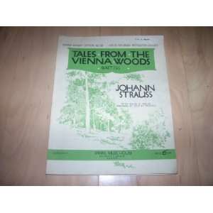  Tales From the Vienna Woods (Sheet Music) Johann Strauss Books