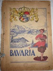 WWII 3rd ARMY US SOLDIER LEAVE GUIDE TO BAVARIA GERMANY MILITARY BOOK 