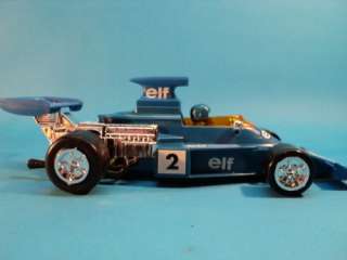 FORMULA 1 ELF TYRRELL FORD F1 CAR FRICTION BOXED 1970S  