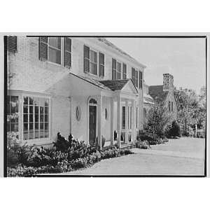   , Connecticut. Sharp view of entrance porch 1941