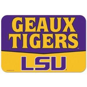  LSU Tigers Geaux Tigers 20x30 Mat: Sports & Outdoors