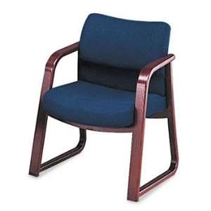   Chair, Blue Fabric/Mahogany Finish Wood by HON: Arts, Crafts & Sewing