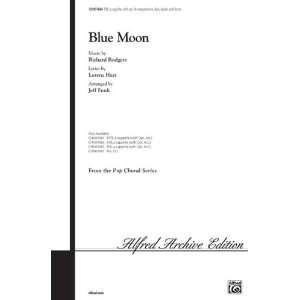  Blue Moon Choral Octavo Choir Music by Richard Rodgers, lyrics 