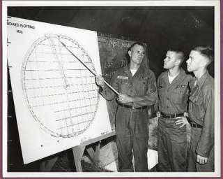 1962 Fort Sill Oklahoma ROTC Training Plotting Board  