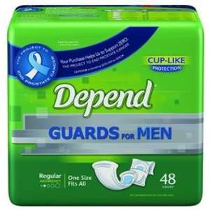  Depend Guards For Men    Pack of 48    KBC10544 Health 